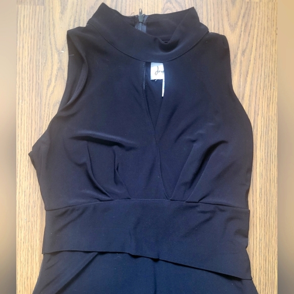 Joseph Ribkoff Black Sleeveless Layered Dress - Elegant & Chic Size 6 - Picture 7 of 7